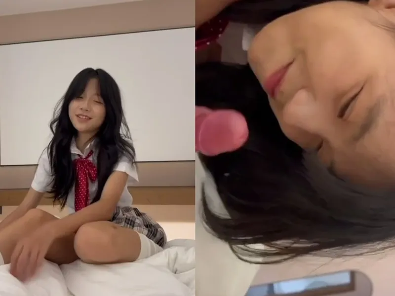 Em loli dễ thương mút cây hàng biến em thành con đào nứng lồn p1